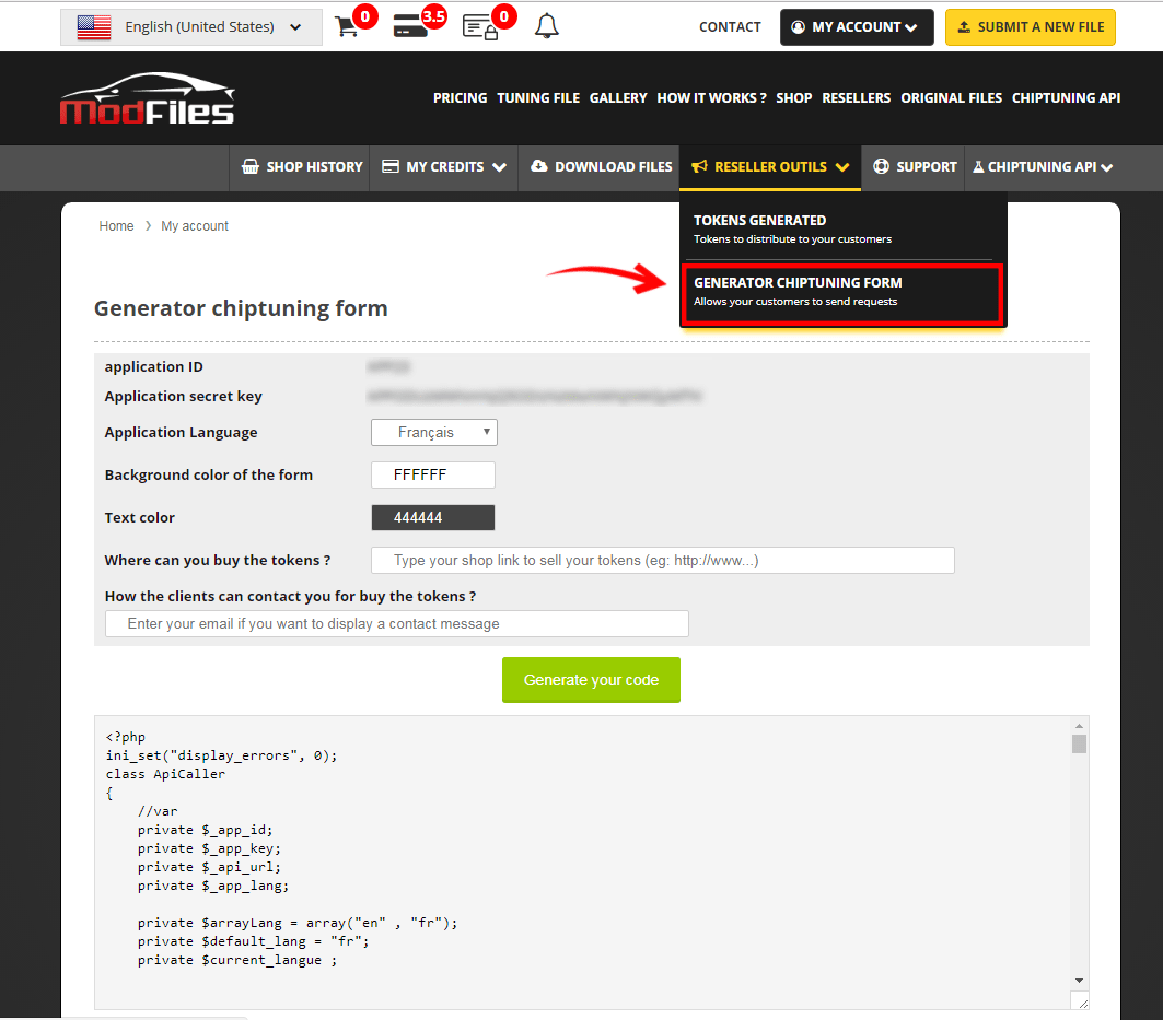 mod-files tuning files - resellers - generator chiptuning form